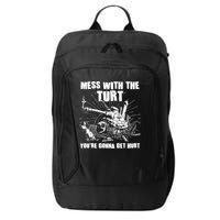 Funny Mess With The Turt You're Gonna Get Hurt Battle Turtle City Backpack