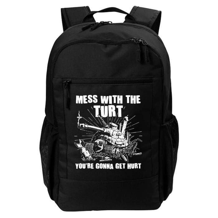 Funny Mess With The Turt You're Gonna Get Hurt Battle Turtle Backpack