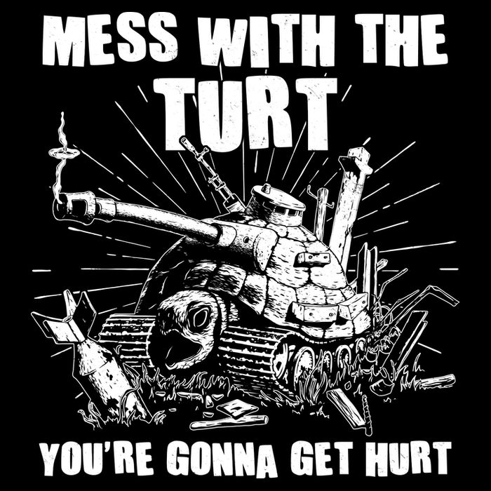 Funny Mess With The Turt You're Gonna Get Hurt Battle Turtle 16 in Basic Backpack