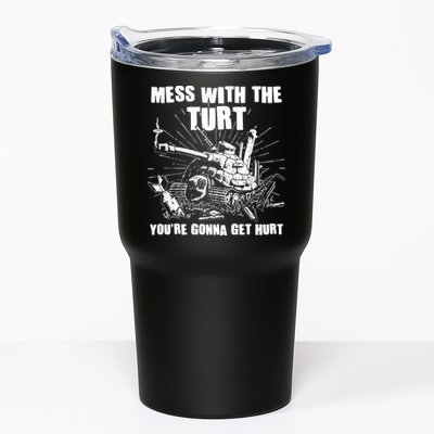 Funny Mess With The Turt You're Gonna Get Hurt Battle Turtle Tumbler