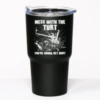 Funny Mess With The Turt You're Gonna Get Hurt Battle Turtle Tumbler