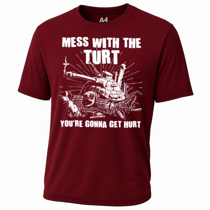Funny Mess With The Turt You're Gonna Get Hurt Battle Turtle Performance Shirt