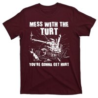 Funny Mess With The Turt You're Gonna Get Hurt Battle Turtle T-Shirt