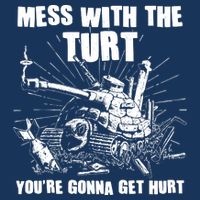 Funny Mess With The Turt You're Gonna Get Hurt Battle Turtle Infant Baby Jersey Bodysuit