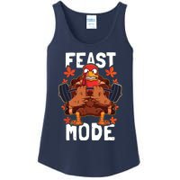 Feast Mode Weightlifting Turkey Day Thanksgiving Christmas Ladies Essential Tank