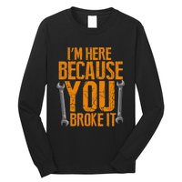 Funny Maintenance Worker Gifts Long Sleeve Shirt