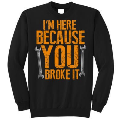 Funny Maintenance Worker Gifts Tall Sweatshirt