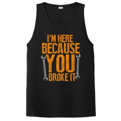 Funny Maintenance Worker Gifts PosiCharge Competitor Tank