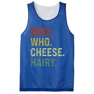 Funny Mike Who Cheese Hairy Prank Mesh Reversible Basketball Jersey Tank