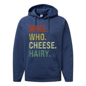 Funny Mike Who Cheese Hairy Prank Performance Fleece Hoodie