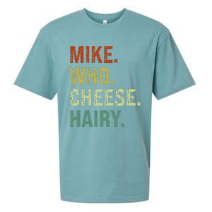 Funny Mike Who Cheese Hairy Prank Sueded Cloud Jersey T-Shirt