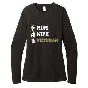 Female Mom Wife Veteran Cute Gift Womens CVC Long Sleeve Shirt