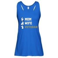 Female Mom Wife Veteran Cute Gift Ladies Essential Flowy Tank