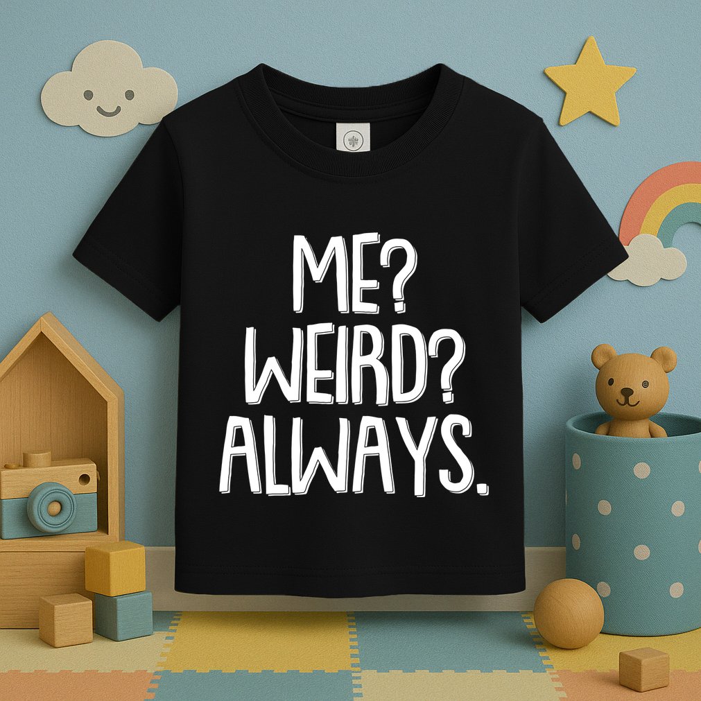 Funny Me? Weird? Always. Toddler T-Shirt