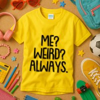 Funny Me? Weird? Always. Kids T-Shirt