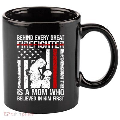 Firefighter Mom Who Believed Fire Mom Firefighter Mother Great Gift 11oz C Handle Ceramic Mug