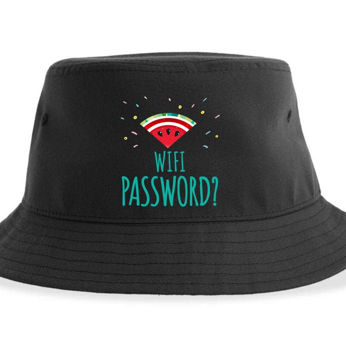 Funny Melon Wifi Password System Administrators Gift Sustainable Bucket Hat