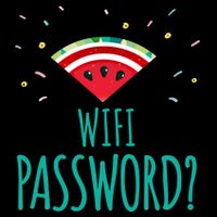Funny Melon Wifi Password System Administrators Gift Drawstring Bag