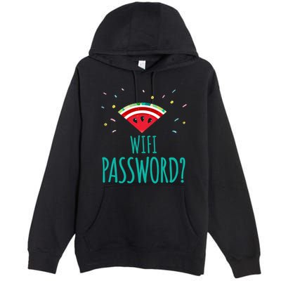 Funny Melon Wifi Password System Administrators Gift Premium Pullover Hoodie