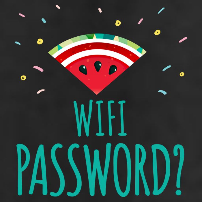 Funny Melon Wifi Password System Administrators Gift Golf Towel