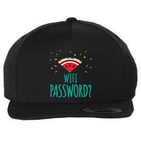 Funny Melon Wifi Password System Administrators Gift Wool Snapback Cap