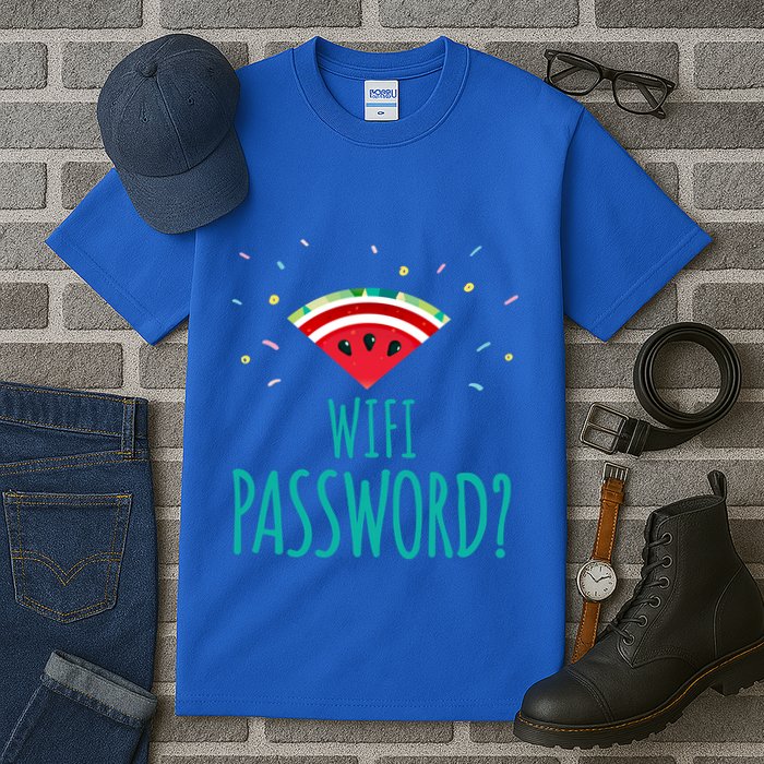 Funny Melon Wifi Password System Administrators Gift Tall T-Shirt