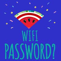 Funny Melon Wifi Password System Administrators Gift Button