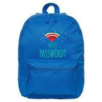 Funny Melon Wifi Password System Administrators Gift 16 in Basic Backpack