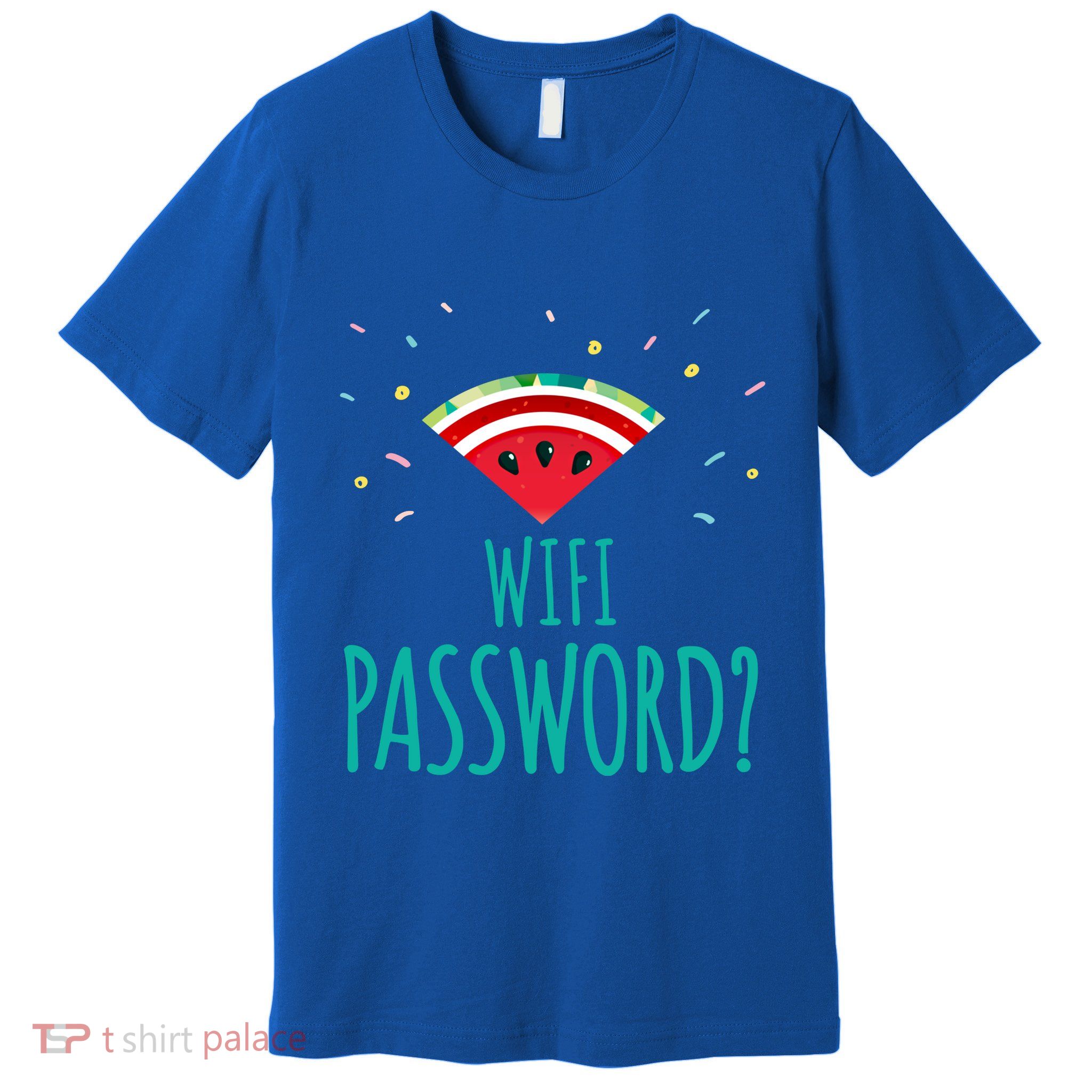 Funny Melon Wifi Password System Administrators Gift Premium T-Shirt