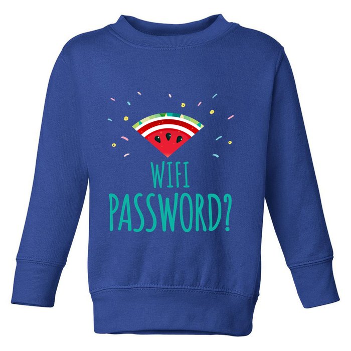 Funny Melon Wifi Password System Administrators Gift Toddler Sweatshirt