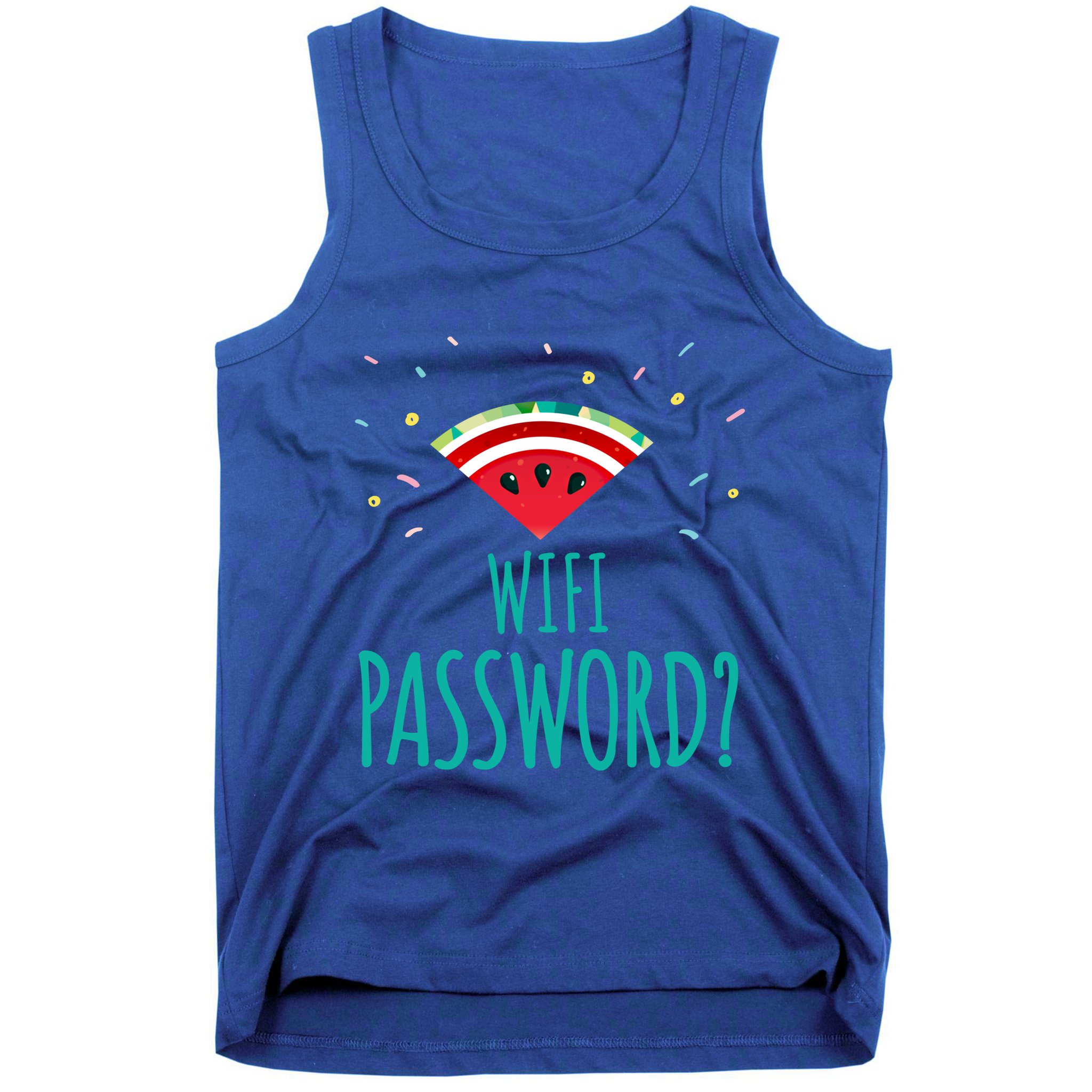 Funny Melon Wifi Password System Administrators Gift Tank Top