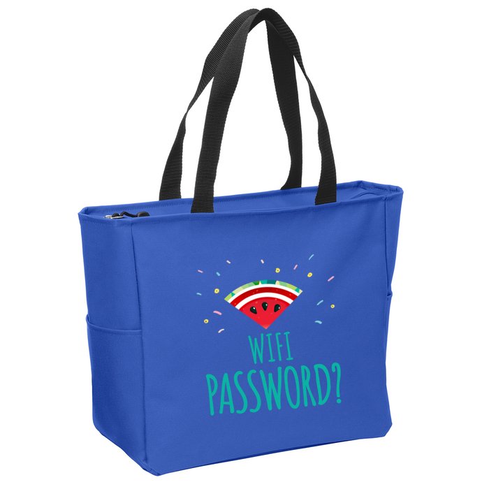 Funny Melon Wifi Password System Administrators Gift Zip Tote Bag