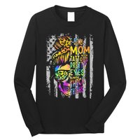 Fbomb Mom With Tattoos Pretty Eyes And Thick Thighs Skull Long Sleeve Shirt