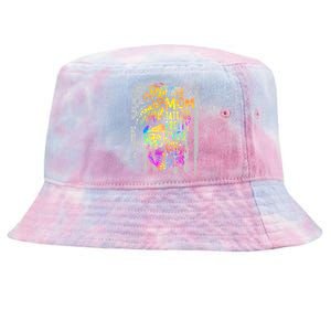 Fbomb Mom With Tattoos Pretty Eyes And Thick Thighs Skull Tie-Dyed Bucket Hat