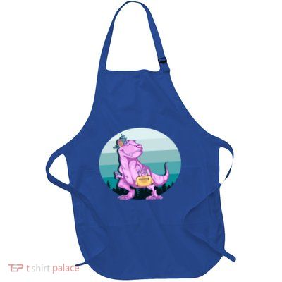 Funny Mamasaurus With Retro Landscape Gift Apron