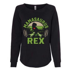 Funny Mom Wife Grandma Birthday Mamasaurus Rex Cool Gift Womens California Wash Sweatshirt