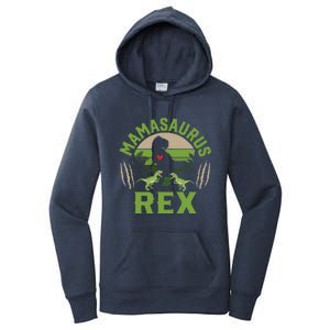 Funny Mom Wife Grandma Birthday Mamasaurus Rex Cool Gift Women's Pullover Hoodie