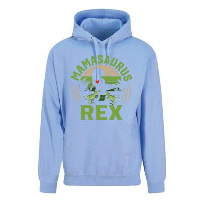 Funny Mom Wife Grandma Birthday Mamasaurus Rex Cool Gift Unisex Surf Hoodie