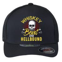 Funny Music Whiskey Bent And Hellbound Love Country Outlaws Flexfit Unipanel Trucker Cap