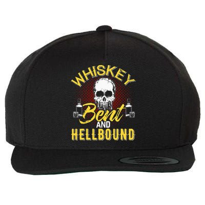 Funny Music Whiskey Bent And Hellbound Love Country Outlaws Wool Snapback Cap