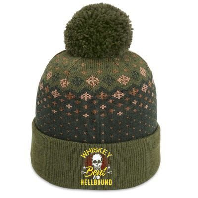 Funny Music Whiskey Bent And Hellbound Love Country Outlaws The Baniff Cuffed Pom Beanie