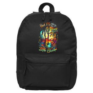 Find Me Where The Music Meets The Ocean 16 in Basic Backpack