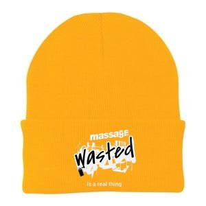 Funny Massage Wasted Knit Cap Winter Beanie