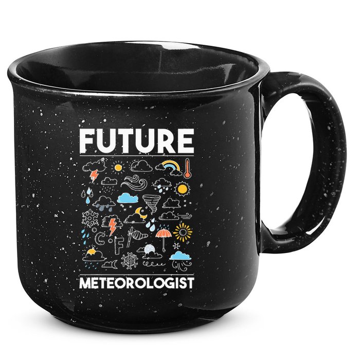 Future Meteorologist Weather Forecast Clouds 15oz Campfire Ceramic Mug