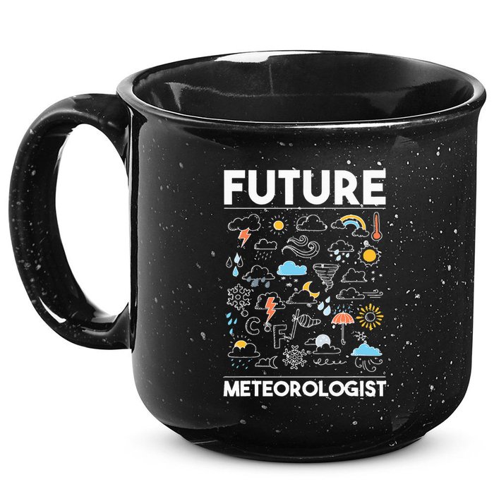 Future Meteorologist Weather Forecast Clouds 15oz Campfire Ceramic Mug