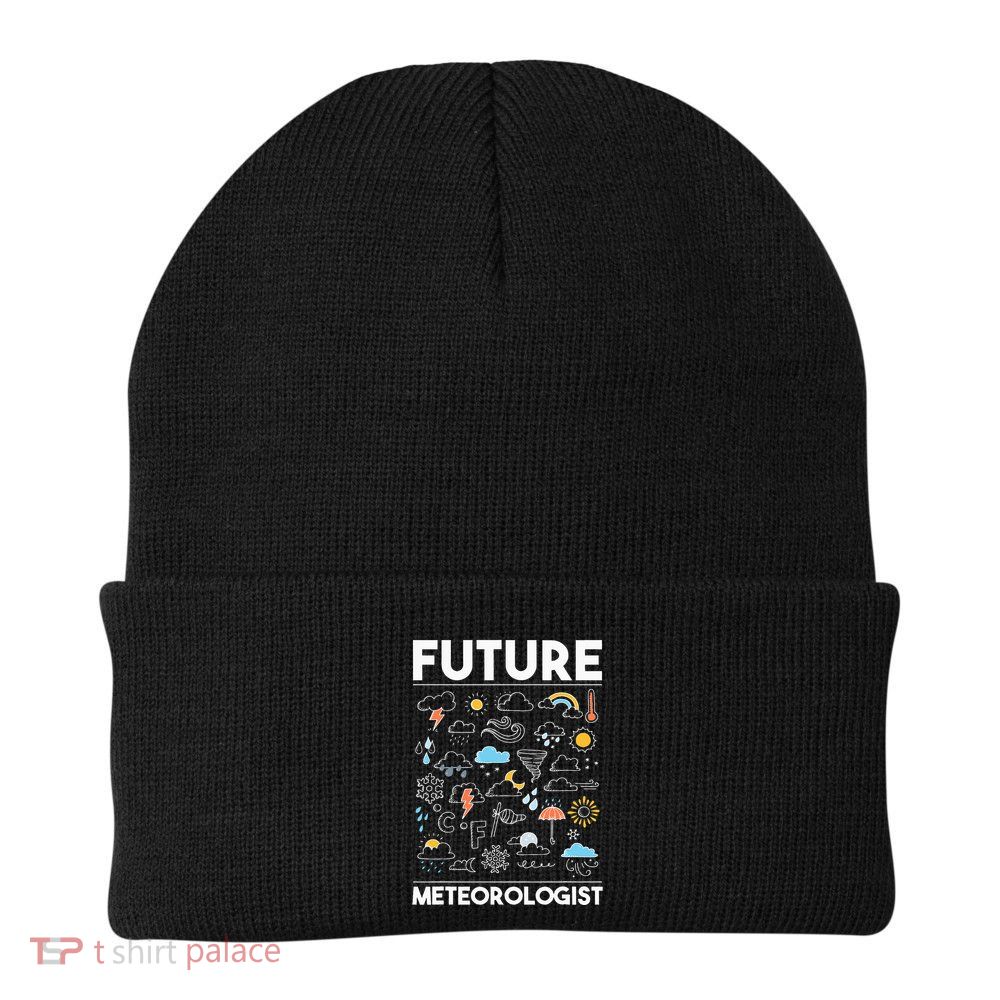 Future Meteorologist Weather Forecast Clouds Beanie