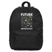 Future Meteorologist Weather Forecast Clouds 16 in Basic Backpack