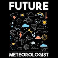 Future Meteorologist Weather Forecast Clouds Poster