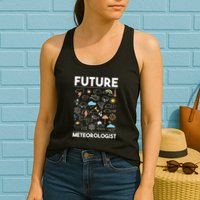 Future Meteorologist Weather Forecast Clouds Womens Tank Top