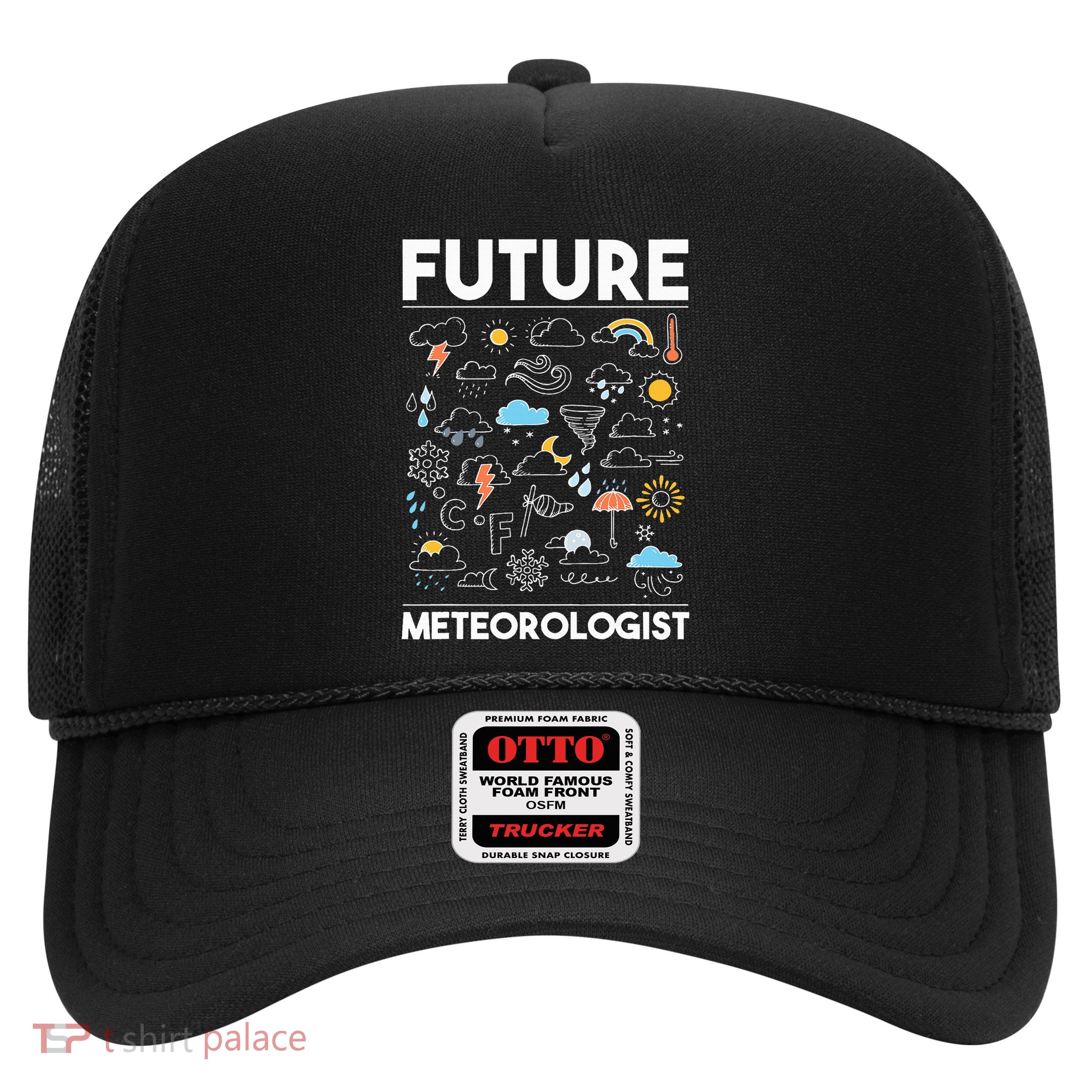 Future Meteorologist Weather Forecast Clouds Trucker Hat